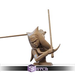 Ahsoka Tano Battle Bust Digital STL Files