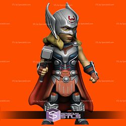 Basic STL Collection - Jane Foster Thor Chibi