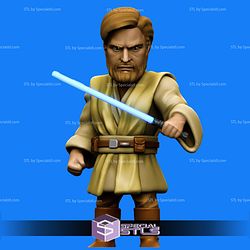 Basic STL Collection - Obi Wan Kenobi Chibi