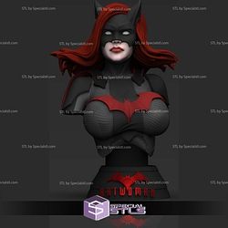 Batwoman Red Bust Bust Digital STL Files