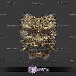 Cosplay STL Files Black Myth Wukong Oni Mask