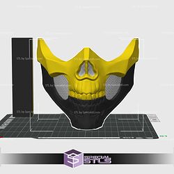 Cosplay STL Files MK1 Tekada Mask