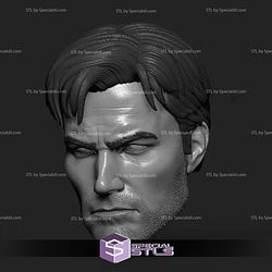 Custom Head STL - Ben Affleck Bruce Wayne Batman