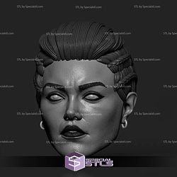 Custom Head STL - Black Widow Yelena Belova