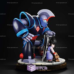 Goku And Robot Oolong Digital STL Files