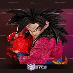 Goku SSJ4 Power Bust Digital STL Files