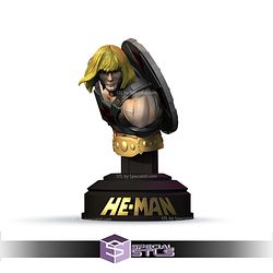 He-Man in Battle Bust Digital STL Files