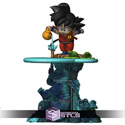 Kid Goku and Ninja Digital STL Files