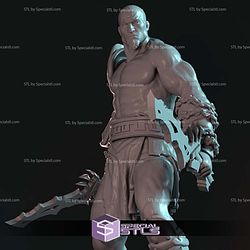 Kratos Video Game Digital STL Files