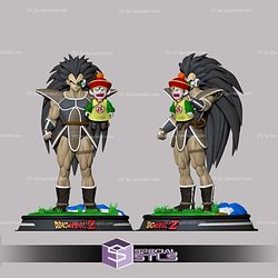 Raditz and Gohan Kid Digital STL Files