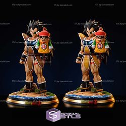 Raditz and Gohan Kid Digital STL Files