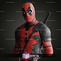 Simple STL Collection - Deadpool Bust