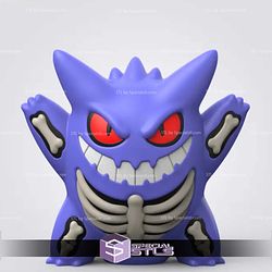 Super Basic Pokemon STL - Halloween Gengar