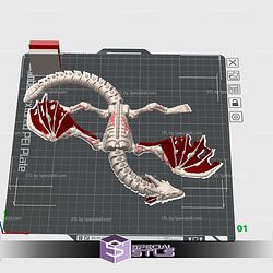 Super Basic STL - Flexi Bone Dragon