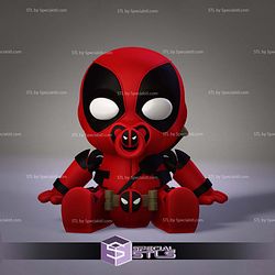 Super Basic STL - Flexi Baby Deadpool