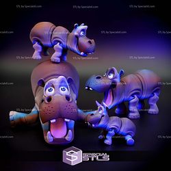 Super Basic STL - Flexi Hippo