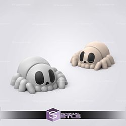 Super Basic STL - Flexi Skull Spider