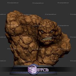 The Thing in Action Bust STL Files