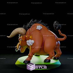 Toro Oolong Bull Form Chibi Digital STL Files