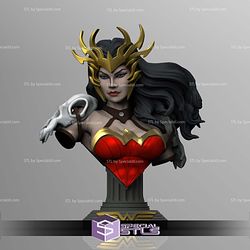 Wonder Woman Death Metal Bust Digital STL Files