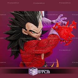 Vegeta SSJ4 Power Bust Digital STL Files