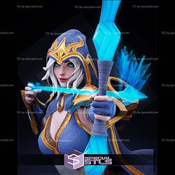 Ashe in Action League of Legends Digital STL Files