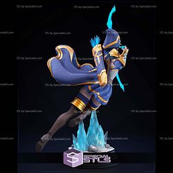 Ashe in Action League of Legends Digital STL Files