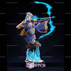 Ashe in Action League of Legends Digital STL Files