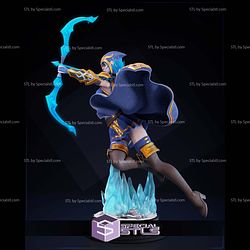 Ashe in Action League of Legends Digital STL Files