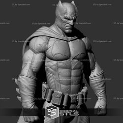 Batman Muscle Standing Digital STL Files