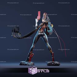 Bayonetta with Gun Standing Digital STL Files