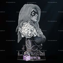 Black Cat Bust 1to4 Scale Digital STL Files