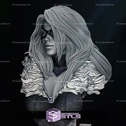 Black Cat Bust 1to4 Scale Digital STL Files