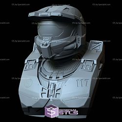 Bust Portrait STL Collection - Master Chief Halo