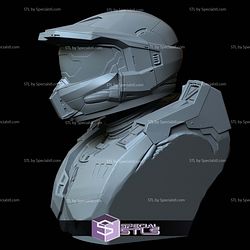 Bust Portrait STL Collection - Master Chief Halo