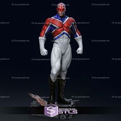 Captain Britain V2 Digital STL Files