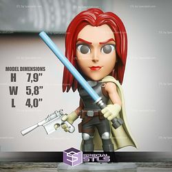 Chibi STL Collection - Mara Jade