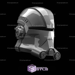 Cosplay STL Files Bad Batch Echo Helmet V2