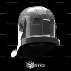 Cosplay STL Files Bad Batch Hunter Helmet V2