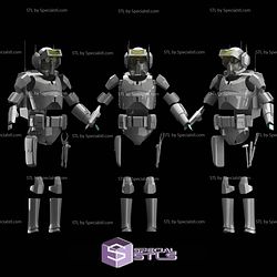 Cosplay STL Files Bad Batch Tech Armor V2