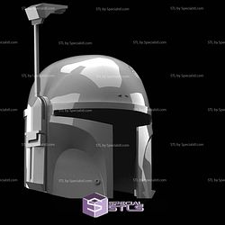 Cosplay STL Files Boba Fett Helmet Book of Boba Fett