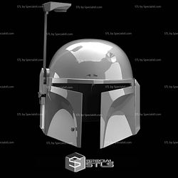 Cosplay STL Files Boba Fett Helmet Empire Strikes Back