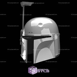 Cosplay STL Files Boba Fett Helmet Empire Strikes Back