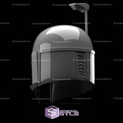 Cosplay STL Files Boba Fett Helmet Empire Strikes Back