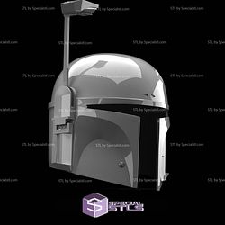 Cosplay STL Files Boba Fett Helmet Empire Strikes Back