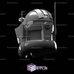 Cosplay STL Files Commander Cody Clone Wars Helmet