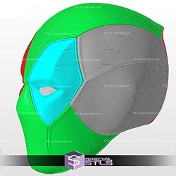 Cosplay STL Files Deadpool 3 Helmet Movie Version