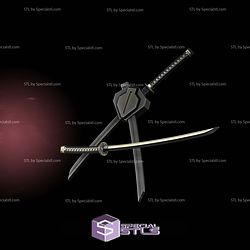 Cosplay STL Files Deadpool Katana and sheath