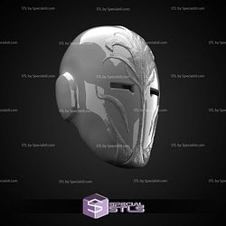 Cosplay STL Files Realistic Jedi Temple Guard Mask V4