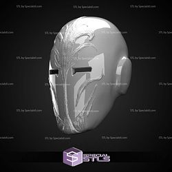 Cosplay STL Files Realistic Jedi Temple Guard Mask V4